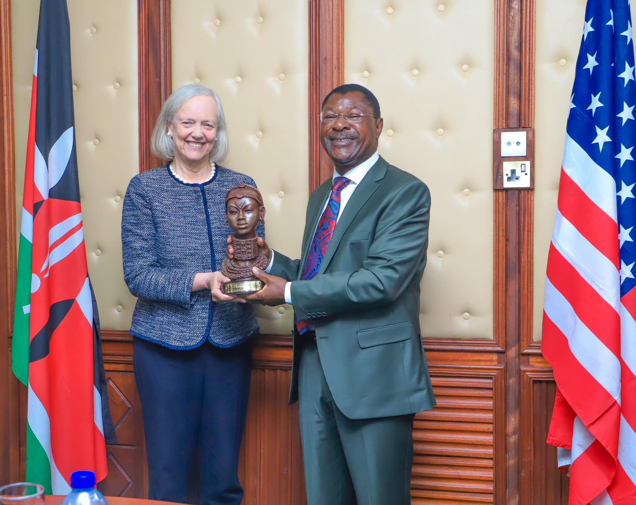 Speaker Wetang’ula engages Ambassador Whitman on economic diplomacy and parliamentary collaboration