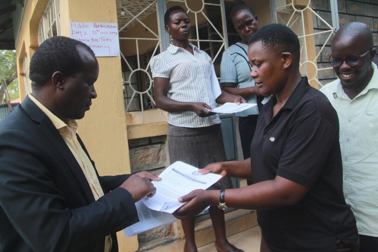 Day 2 of Public Participation in various constituencies in Homabay County