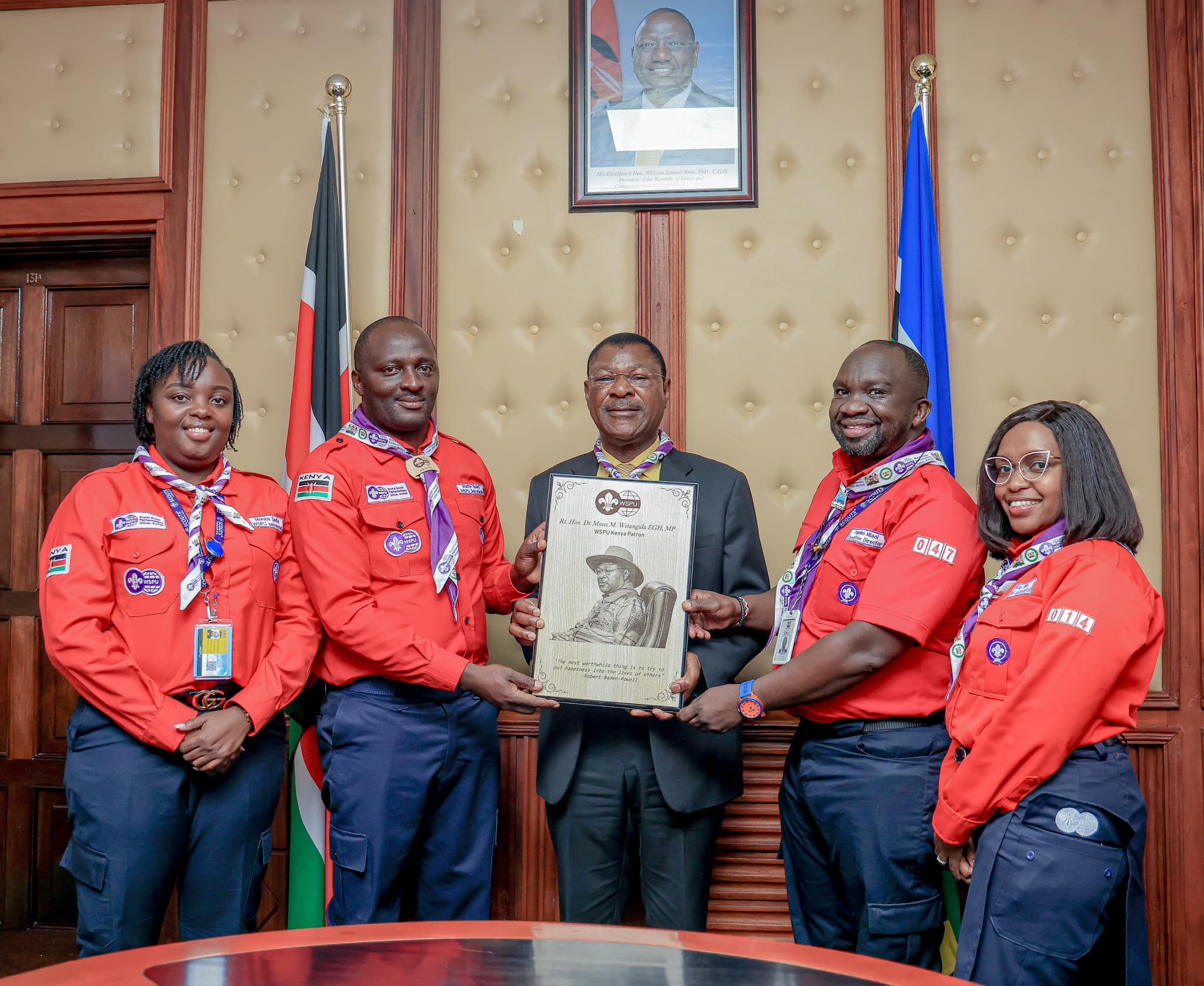 National Assembly committed to supporting Scouting movement in Kenya; says Speaker Wetang’ula