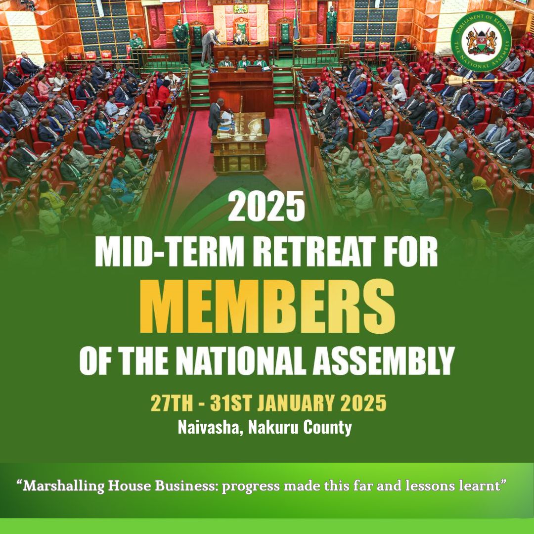 Lawmakers’ to assess legislative progress, tackle proposals to entrench NGCDF, NGAAF in 2025 mid-term retreat