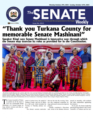 The Senate Weekly - Issue No. 13