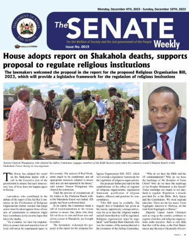 The Senate Weekly - Issue No. 19