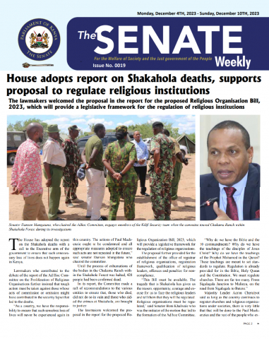 The Senate Weekly - Issue No. 19