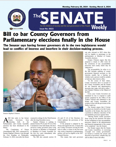 The Senate Weekly - Issue No. 23