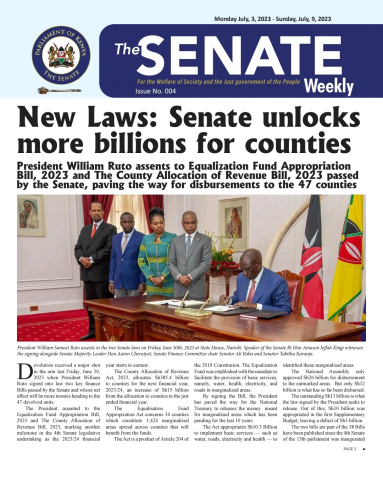 The Senate Weekly: Issue No.004